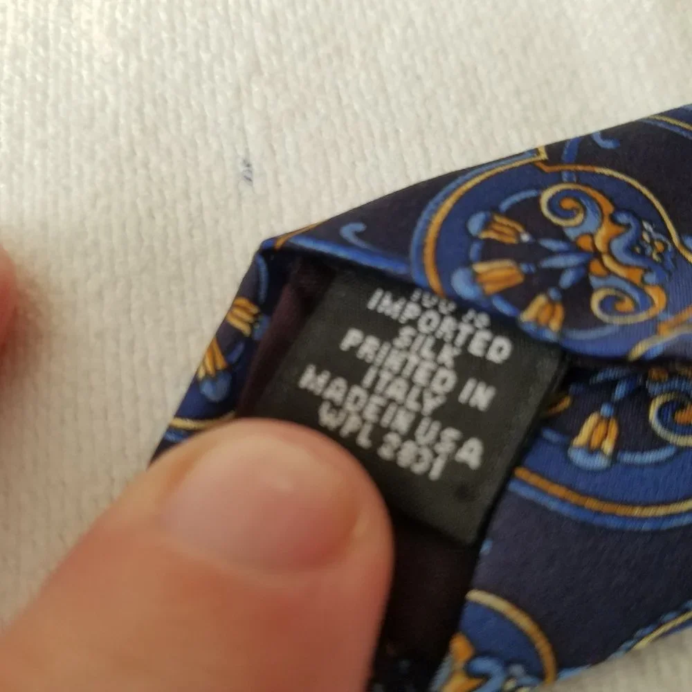 Zylos George Machado 100% Silk Tie 56